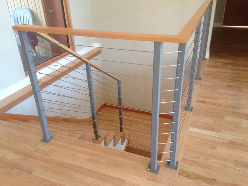 Staircase railings made custom from Seattle area homes